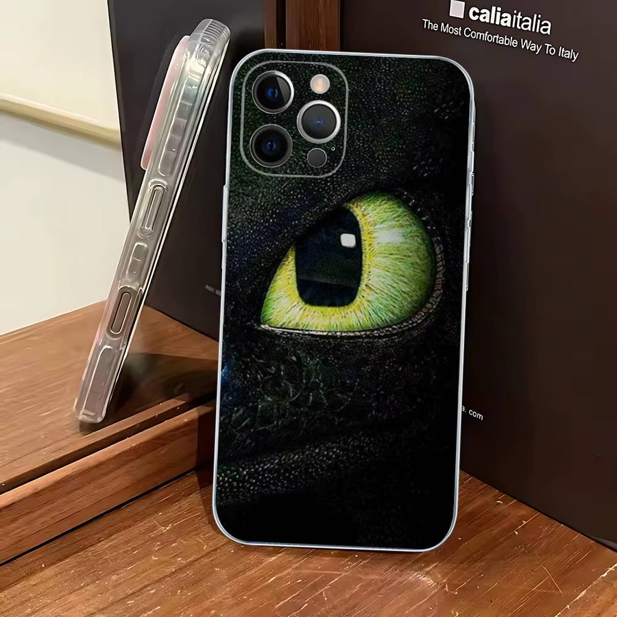 Stoßfeste Toothless Fury Dragon Handyhülle für iPhone 17 16 15 14 13 12 11 Pro Max und 16e mit Anti-Drop-Schutz - Bild 2