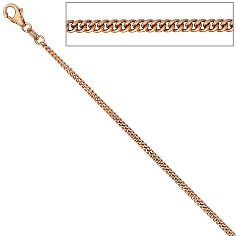 Colfem Panzerkette 585 Rotgold, 2,0 mm, 42 cm, Unisex - Bild 1