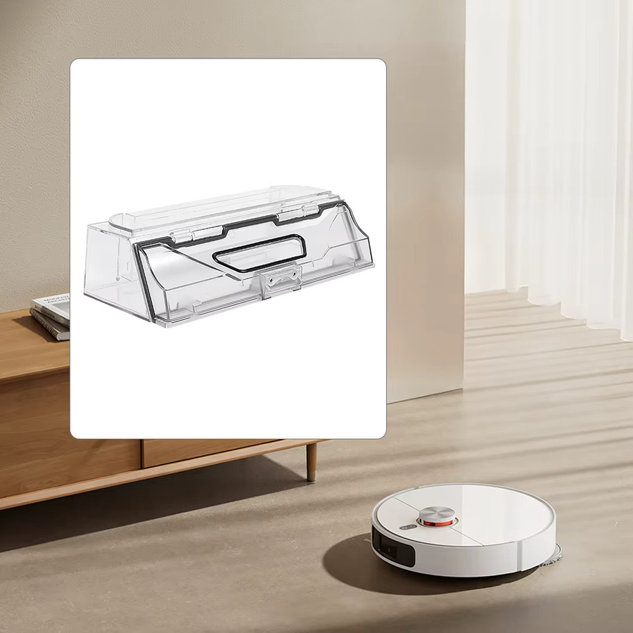 WINDNINJA Staubbox für Xiaomi MI Robot Mijia 1C STYTJ01ZHM Staubsaugerroboter, Müllbox und Hepa-Filterteil, transparent - Bild 3