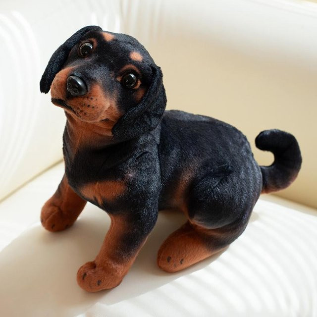 Kidsly Shiba Inu Plüschtier, Schwarzer Hund, 30cm - Bild 1
