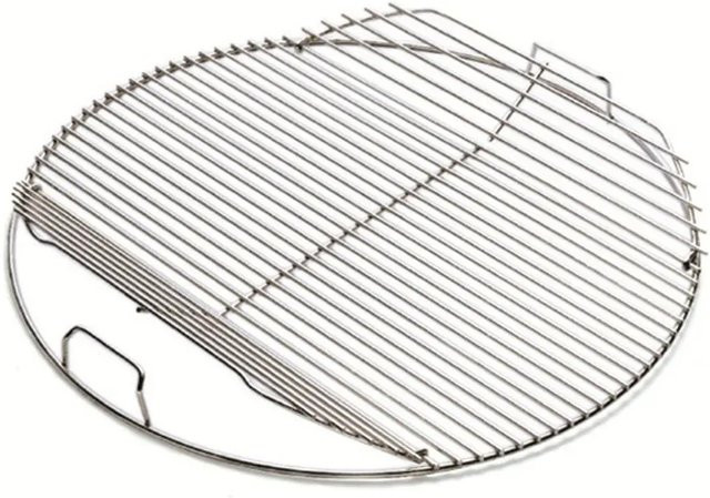 Weber Grillrost für Holzkohlegrills, klappbar, silberfarben - Bild 1