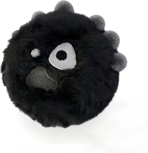 Plüschball Anhänger mit Kette, Unisex - Bild 1