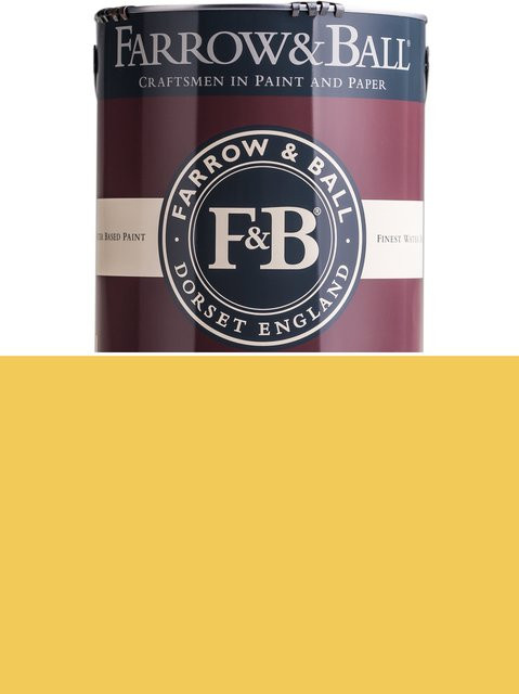 Farrow & Ball Exterior Eggshell Wandfarbe Yellow Ground 218, Wasserbasiert, 0,75 l - Bild 1