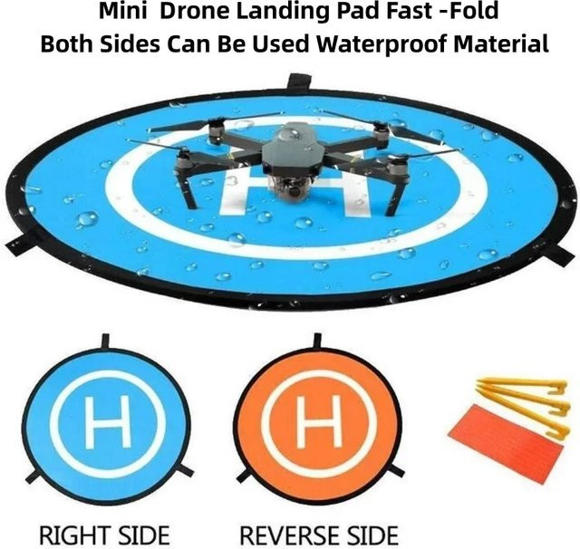 EASONSTARRY Universal Faltbarer Landeplatz für RC Drohnen und Quadcopter, 55 cm oder 75 cm Matte - Bild 1