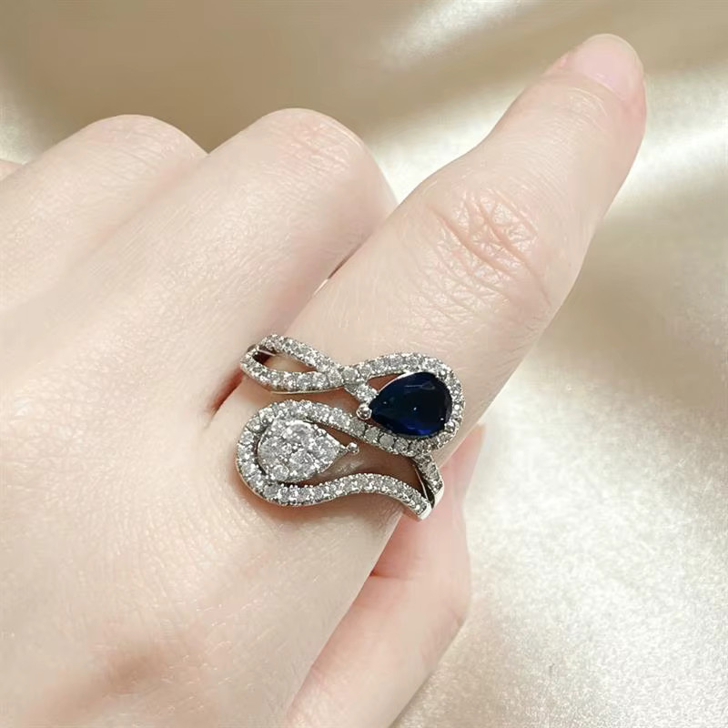 Huitan Damenring, Silber, Zirkonia, Damen - Bild 4