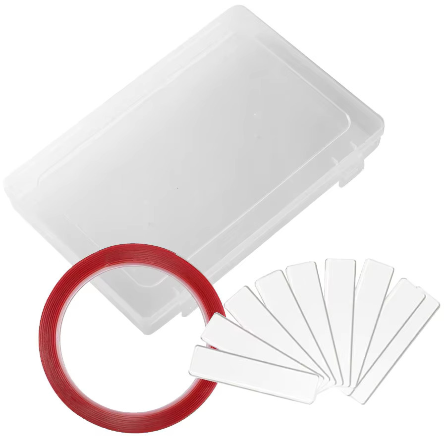 Art lalic Aufbewahrungsbox für Nägel, Verpackungsset mit Klebeband und 10 Acryl-Nageldisplay-Sticks, Unisex - Bild 2