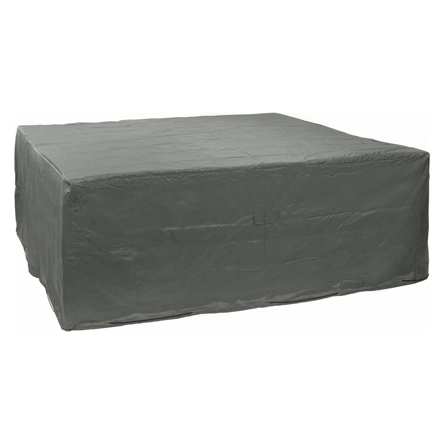 Schutzhülle für Loungemöbel aus Polyester und PVC in Anthrazit, wasserabweisend und schmutzabweisend, B/T/H: 265 x 250 x 90 cm - Bild 2
