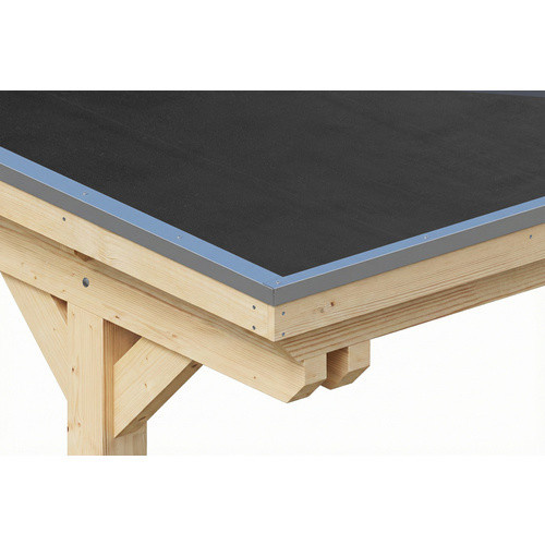SKANHOLZ Carport Emsland aus Fichte mit EPDM-Flachdach und Abstellraum, Farbe: beige, B/T/H: 846 x 402 x 242 cm - Bild 3