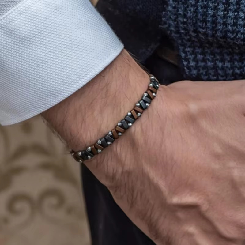 Velishy Armband, Perle, Schwarz, Herren - Bild 3