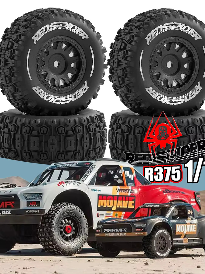 Red Spider RC Mojave Grom Short Truck Wheels, 4-teiliges Set - Bild 6