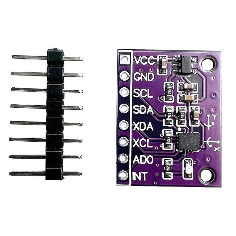 Qmi8658 Sensor Modul kompatibel mit BMI160 Sechs-Achsen-Gyroskop Evaluation Board 6DFO in Lila - Bild 2
