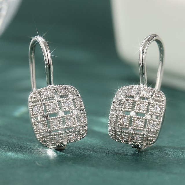 YoYo Hängeohrringe Silber, Zirkonia, Damen - Bild 1