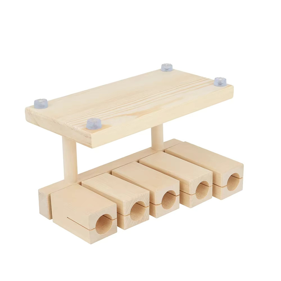 IRIN 5-Ton-Xylophon Orff Musikinstrument, mit Holzklöppeln und Trommelstöcken, Percussion-Set - Bild 2