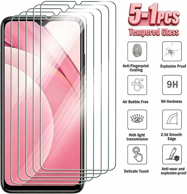 HD Schutzglas für Samsung Galaxy A56 A57 A36 A26 A17 A16 A15 A35 A34 A33 A55 A54 A53 S24FE A07 A06 A05 Displayschutzfolie transparent - Bild 1