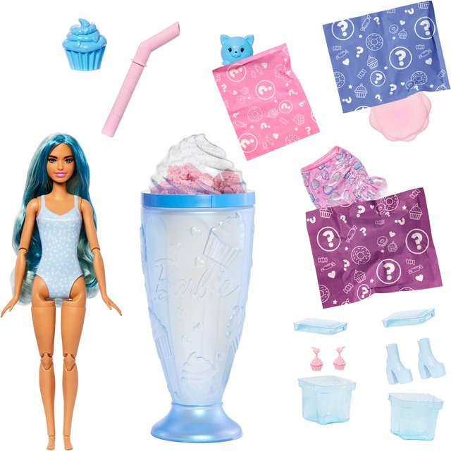 Barbie Pop! Reveal Barbie Treats Serie, blaue Puppe, ab 3 Jahre - Bild 1
