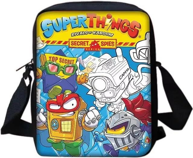 Super Zings Anime Cartoon Kinder Schulrucksack Set mit Umhängetasche und Federmäppchen in Multicolour - Bild 1