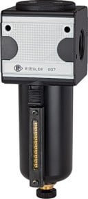 Riegler Mikrofilter multifix mit Metallbehälter in Schwarz, 0,01 µm, BG 3, G 1/2 - Bild 1