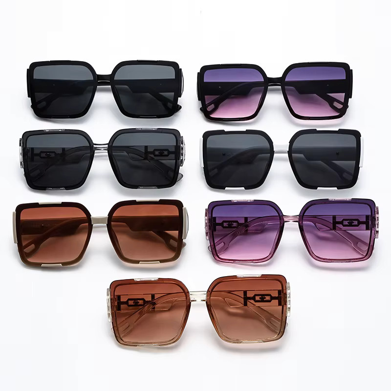 Julyrays Sonnenbrille, Quadrat, Vollrand, Kunststoff, Damen, pink, black - Bild 2