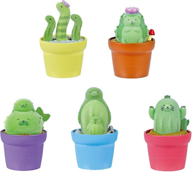 YELL Gachapon Kapselspielzeug, Kaktus-Tierfiguren, Mini Ornamente - Bild 1