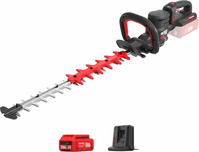 Akku-Heckenschere KC200 60 V mit 63 cm Schnittlänge als Komplettset inklusive Akku und Doppelladegerät - Bild 1