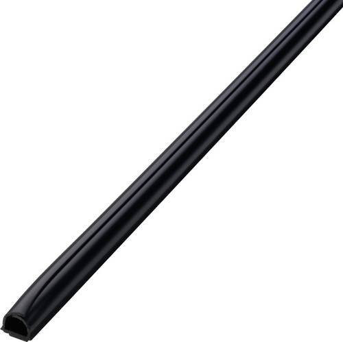 Cablefix 2201-BK Kabelkanal Schwarz, 4 Stück, L: 1000 cm, B: 0,8 cm, H: 0,7 cm - Bild 1