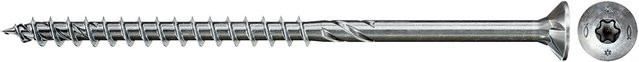 Fischer PowerFast II Holz- und Spanplattenschraube mit Torx-Antrieb, verzinkter Stahl, Durchmesser: 5 mm, Länge: 80 mm, 200 Stück - Bild 1