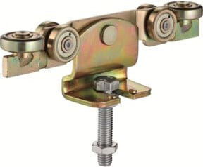 HELM Rollapparat 591 EL doppelpaarig aus verzinktem Stahl und Kunststoff, Durchmesser: 48 mm, Länge: 358 mm - Bild 1
