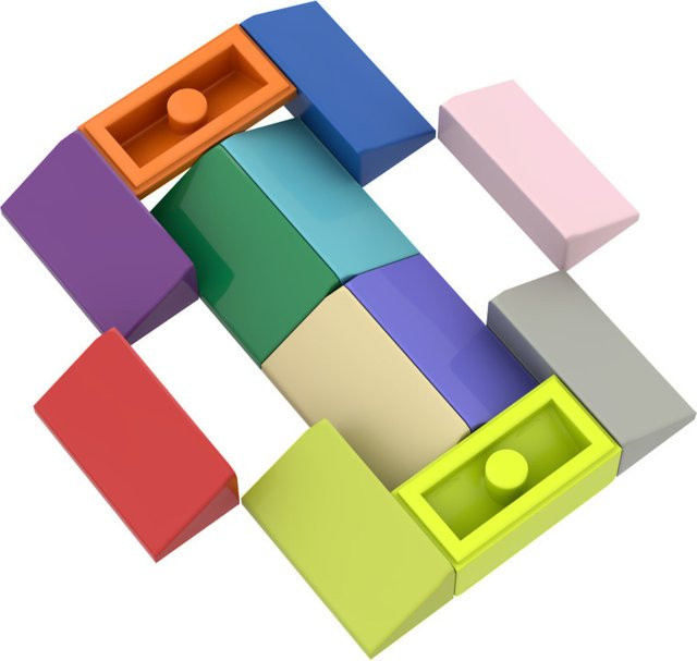 XMWL Montagepartikel, 120-teiliges Set, Grau, Bunt / Mehrfarbig - Bild 1