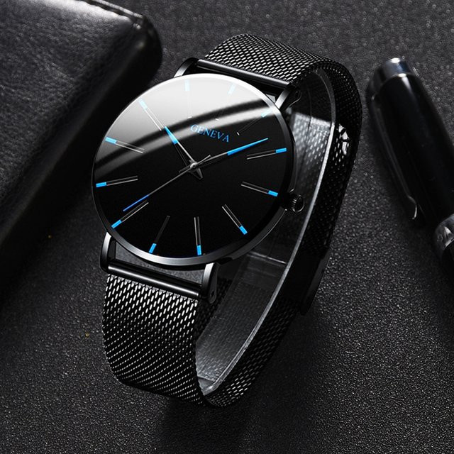 Armbanduhr TVK, Quarz, Edelstahl, Schwarz, Herren - Bild 1