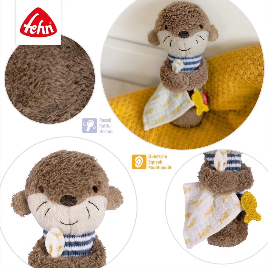 Fehn Stabrassel Otter, Stabgreifling, ab 0 Jahre - Bild 4