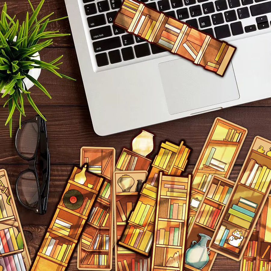30 Stück Cartoon Lesezeichen aus Papier in Multicolour für deine Bücher - Bild 4