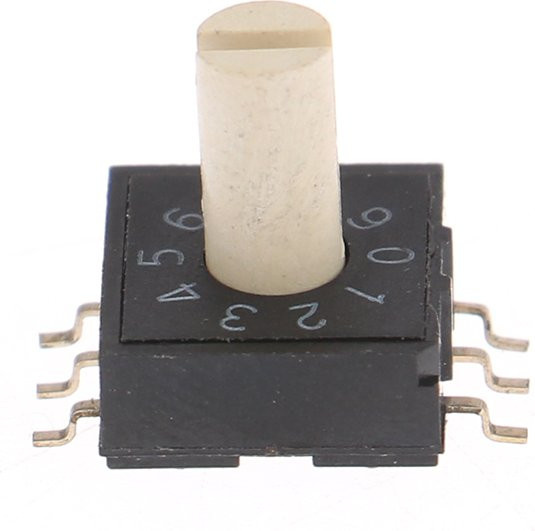 RM3HAF-10R Drehwahlschalter 10 0-9 Codierungsschalter mit Griff Patch 3:3 - Bild 1