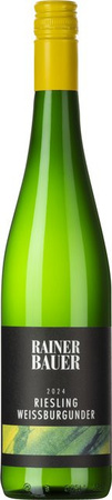 Rainer Bauer Riesling Weißburgunder halbtrocken Weißwein 2024 0,75 l
