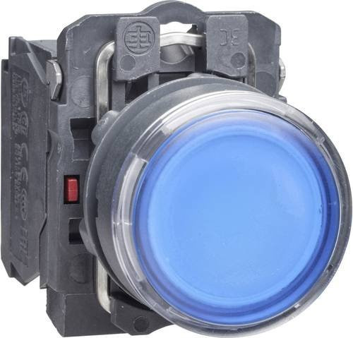 Schneider Electric XB5AW36B5 Leuchtdrucktaster Blau, 600 V, 6 A, tastend, B/T/H: 3,0 x 5,7 x 4,2 cm, IP66 IP67 IP69 IP69K - Bild 1