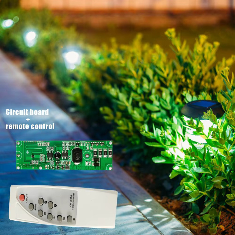 Alloet Solar-Induktionsplatine mit Bewegungssensor und Fernbedienung für automatische Lampensteuerung - Bild 3