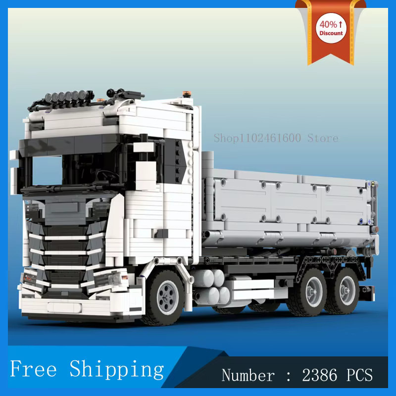 MOCBUILDING Stadt-Lader-LKW, Modell-Bausatz, Transportfahrzeug - Bild 2