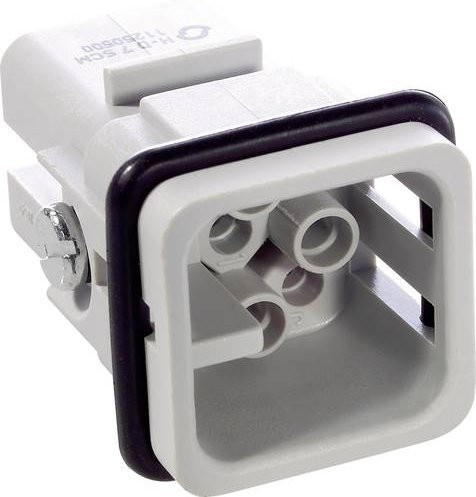 LAPP EPIC H-D Stifteinsatz 11250000 in Grau mit 7 Polen und 10 PE-Stiften - Bild 1