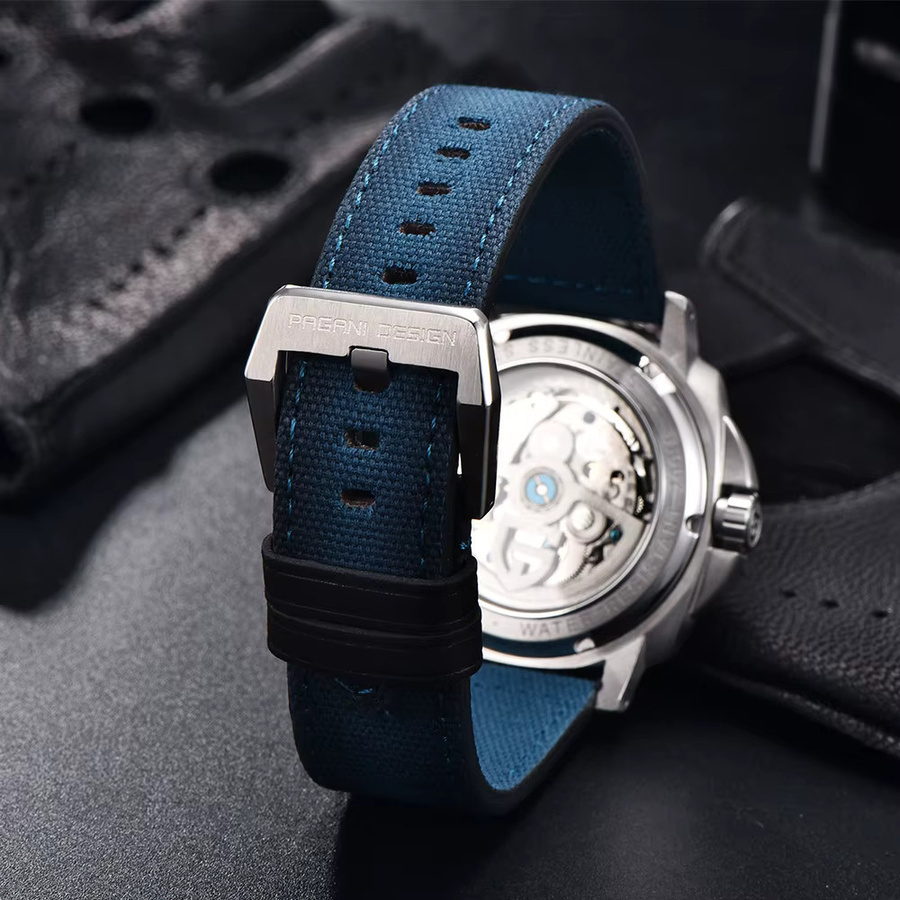 PAGANI DESIGN Armbanduhr Automatik, Edelstahl, Saphirglas, Herren - Bild 5