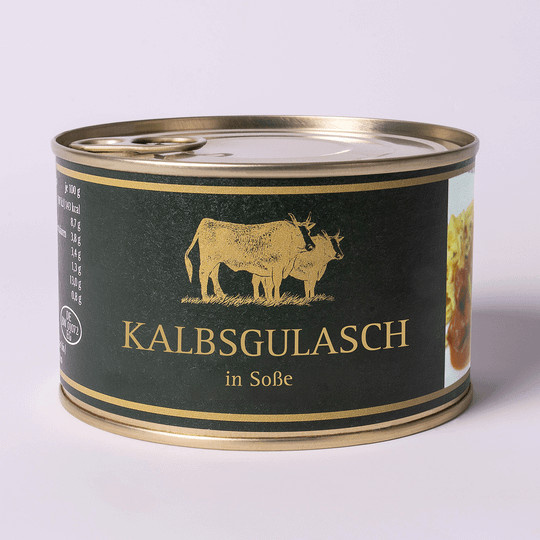 Bäuerliche Erzeugergemeinschaft Schwäbisch Hall Kalbsgulasch Echt Hällischer 400 g - Bild 1