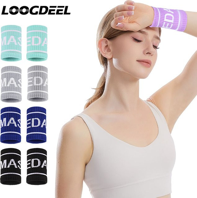LOOGDEEL Sport-Armband, elastisch, bunt, 1 Paar - Bild 1