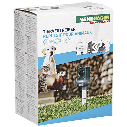 WINDHAGER Tiervertreiber für den Garten in Grün und Grau aus Kunststoff und Aluminium - Bild 2