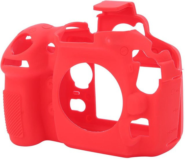 Silikon Kamera Schutzhülle für Nikon D810 in Rot - Bild 1