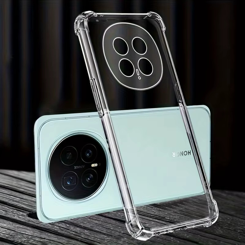 Stoßfeste transparente Silikon-Handyhülle für Honor Magic 8 Pro und Honor Magic 8 Lite X9D mit Airbag-Schutz - Bild 4