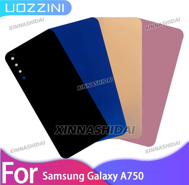 Samsung Galaxy A7 2018 A750 Rückseite Batterieabdeckung Gehäuse Ersatzteil in Schwarz - Bild 1