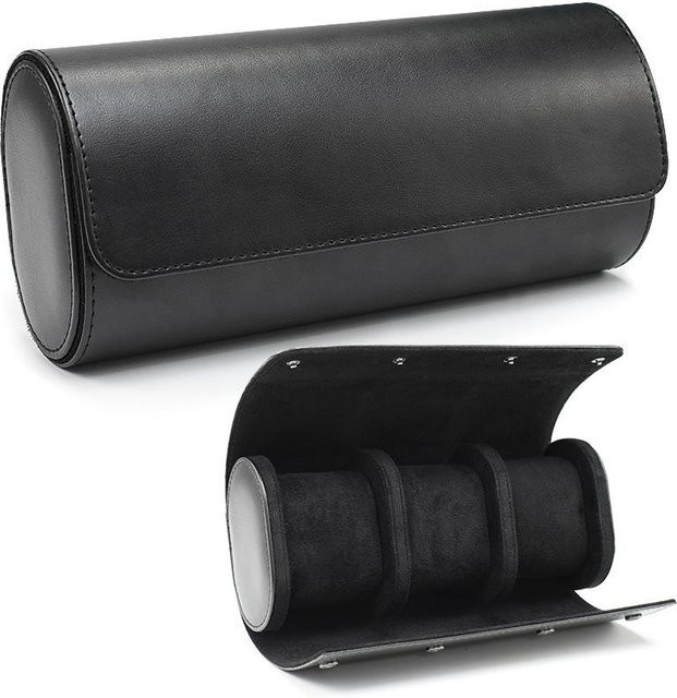 Yiran bag Reiseetui für Uhrenrolle, Leder, Schwarz, Herren - Bild 1
