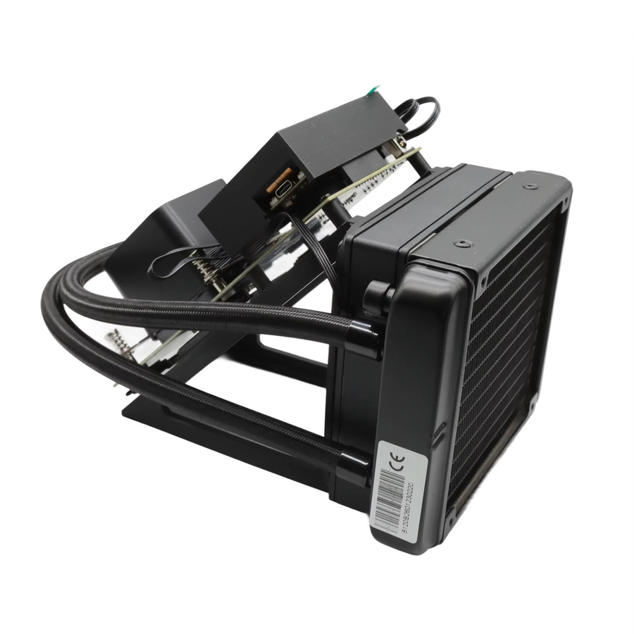 NerdQaxe++ Hydro Open-Source Bitcoin-Miner mit großem Display und 2.4G WiFi in Schwarz - Bild 2