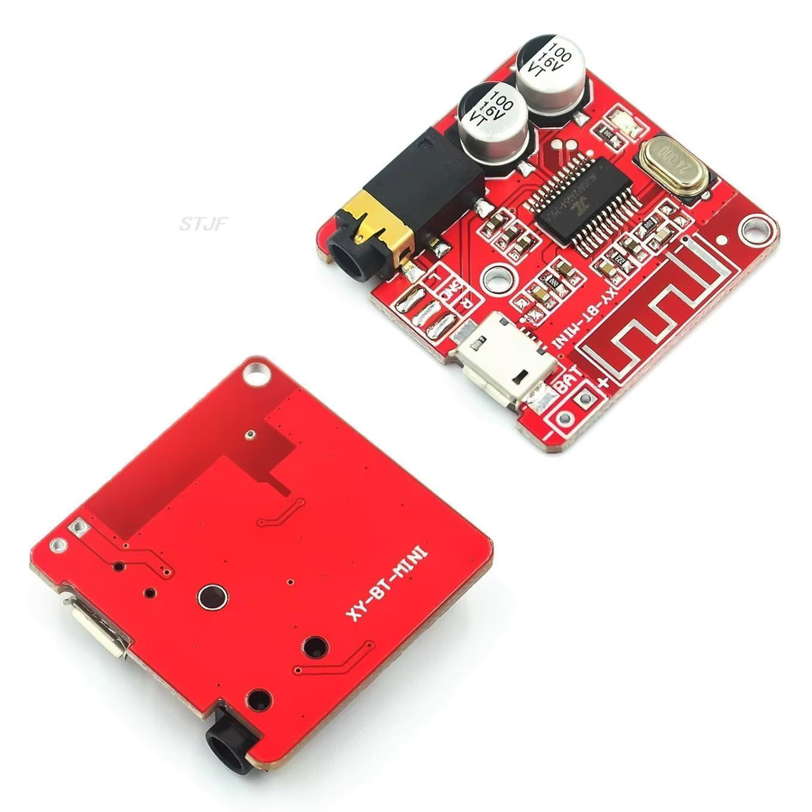 STJF Bluetooth Audio Empfänger Platine mit MP3 Decoder und drahtlosem Stereo-Musikmodul 4.1/5.0 (5V-5V) - Bild 2