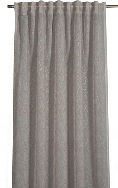 Sehlbach Fertigschal Multiband Bestickter Dolly in Taupe, B: 135 cm, H: 245 cm - Bild 1