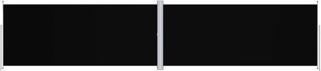 Furnicato Ausziehbare Seitenmarkise Schwarz B: 1000 cm, H: 220 cm - Bild 1