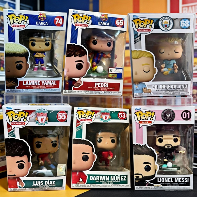 Funko Football Star Series Messi Haaland Yamal Luis Díaz Darwin Núñez Pedri, Figur, Einzelfigur, Nicht für Kinder unter 3 Jahren - Bild 1